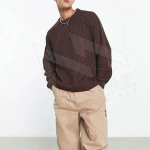 Vente chaude sur mesure conception Slim Fit hommes sweat nouveau Smart à manches longues respirant coton tricoté à la main avec le Service OEM - Product Image 2