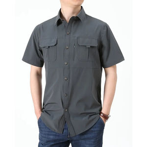 เสื้อช่างปักลายโพลีเอสเตอร์แบบกำหนดเอง พร้อมโลโก้บริษัท แถบสะท้อนแสง ดีไซน์มองเห็นได้ชัดเจน คุณภาพดีที่สุด - Product Image 2