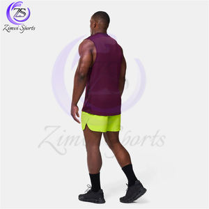 En diferentes colores, impreso personalizado, último estilo, buena venta, hecho a mano, la mejor tela, usos, gimnasio, entrenamiento, ropa deportiva, camiseta sin mangas - Product Image 3