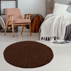 The <b>Rugs</b> Myshaggy Solid Brown Area <b>Rug</b> Set 60X110 cm - Product Image 4