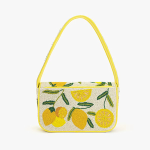 Nouveau lancement sac en jute perlé femmes mode sac à main décontracté sac à main disponible à un prix abordable pour l'exportation - Product Image 1