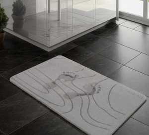 TerraDry Modern Diatomaceous Earth Stone Bath <b>Mat</b> | Super Absorbent Quick-Drying <b>Non</b>-<b>Slip</b> Eco-Friendly Durable Bathroom <b>Mat</b> - Product Image 1