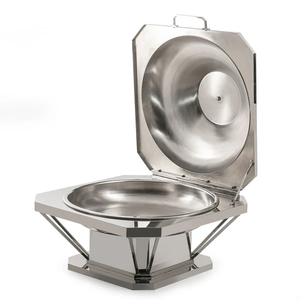 Plat à chafing en acier inoxydable de haute qualité avec une construction robuste pour une utilisation durable dans la restauration et l'hôtellerie - Product Image 4