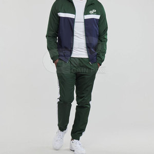 ชุดวอร์มแฟชั่นเข้ารูปสำหรับผู้ชายชุดฝึกมีซิปใส่สบาย - Product Image 6