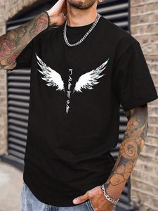 T-shirt tricoté à la mode pour hommes avec brodé ou imprimé personnalisable Casual Oversized Fit Streetwear Inspired Knit Tee - Product Image 5