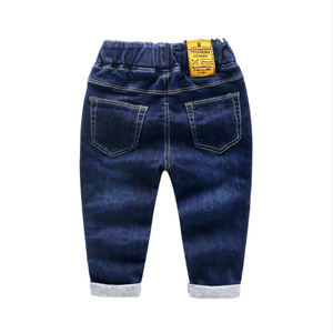 Pantalones Vaqueros de Mezclilla para Niños, Estilo Hip Hop Urbano, Primavera-Otoño, Algodón, Remaches, Lavado, Color Sólido - Product Image 4