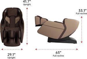 Sillón de Masaje de Cuerpo Completo con Gravedad Cero, Modos Automáticos, Masaje Shiatsu, Sillón Reclinable con Rodillos Fijos y Calefacción - Product Image 2