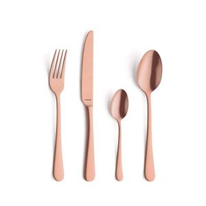 Luxury Rose Gold Stainless Steel Eco-Friendly Food Grade <b>Vintage</b> Style Back to School <b>Cutlery</b> Set - Product Image 1