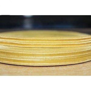 Ribete Trenzado Dorado OEM de 12 mm, Rollo de 25 Metros, Encaje Tresse en Disco, Dorado y Plateado, Personalizable - Product Image 6