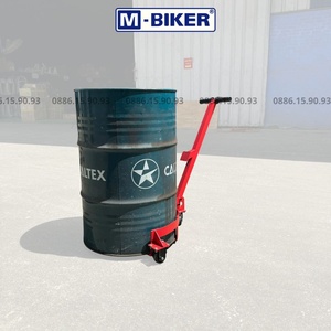 Carretilla para bidones M-Biker de 200 litros con cuatro ruedas, solución de transporte de herramientas industriales segura, rápida y eficiente - Product Image 6