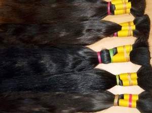 Extensiones de Cabello Humano Remy Indio al Por Mayor de Alta Calidad, Cabello Virgen Completo al Mejor Precio con Estilo de Onda Natural Individual - Product Image 3