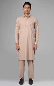 Venta directa de fábrica de los hombres islámicos Shalwar Kameez estilo afgano Slim Fit Casual vestido de fiesta diseñador importado con estilo - Product Image 2