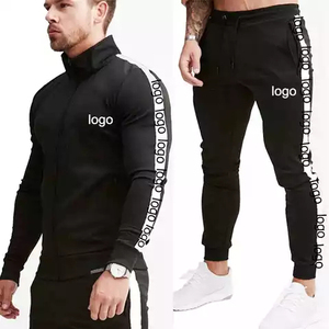 Men Wholesale Winter Plus Size Breathable Quick Dry Solid <b>Track</b> <b>Suit</b> Sets with Custom Logo 100% Cotton Trending Designs 2025 - Product Image 5
