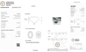 Diamantes sueltos VS1 de corte ovalado 1 Cts I Color grado genuino GIA certificado suelto brillante solitario diamantes o joyería y fabricación de anillos - Product Image 3