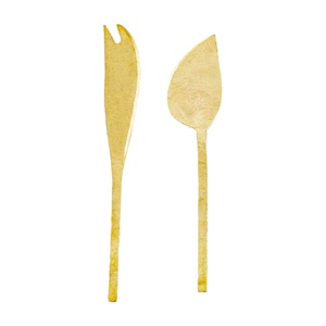 Herramientas para servir queso de Metal dorado de estilo occidental, rebanador de queso con mango largo, rebanador de queso, restaurante, fiesta, Hotel a bajo precio - Product Image 1