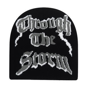 Bonnet personnalisé pour l'extérieur, couvre-chef en tricot chaud pour l'hiver, taille réglable, streetwear décontracté à la mode pour hommes et femmes - Product Image 2