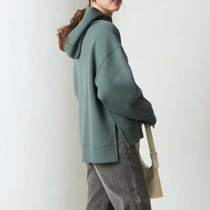 Sudadera con Capucha de Alta Calidad Personalizada, Moderna, OEM, con Hombros Caídos, para Mujer, 100% Algodón, Talla Grande, Transpirable, para Mujer, 2026 - Product Image 3