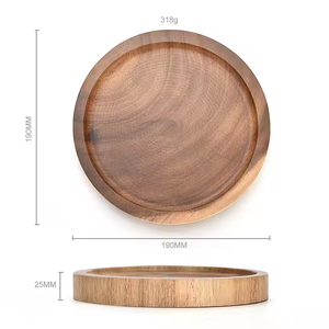 Colección de vajilla de madera ecológica y sostenible de Crescent Crafts - Product Image 3