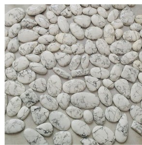 Cabujón de ágata de howlita natural, producto de piedras preciosas de corte ovalado Suelto - Product Image 2