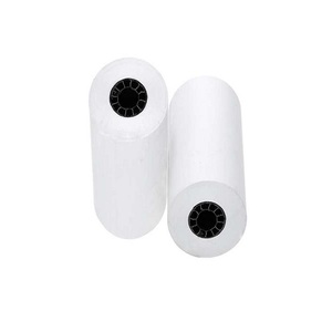 Rollo de papel térmico de recibo de papel de caja registradora blanca de una sola capa de 57x50mm - Product Image 4