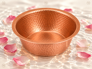 Bol de pédicure martelé de haute qualité, écologique, pour spa et massage des pieds – Meilleures ventes - Product Image 5