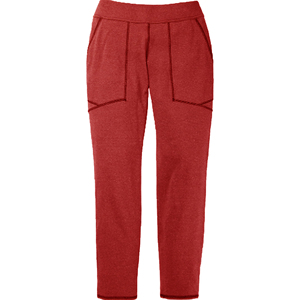 Pantalones transpirables de lona que absorben la humedad para mujer con detalle frontal plano de rejilla para atletas - Product Image 4