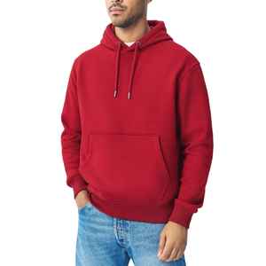 Sweat-shirts unisexes streetwear 100% coton molletonné surdimensionné lourd à épaules tombantes pour l'hiver, logo personnalisé écologique - Product Image 1