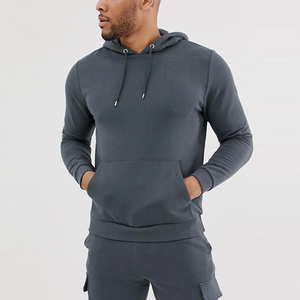 Survêtements décontractés pour hommes, en polyester/coton, imprimés, couleur unie, taille plus, à capuche, style unique, fabrication sur mesure, matériau durable - Product Image 3