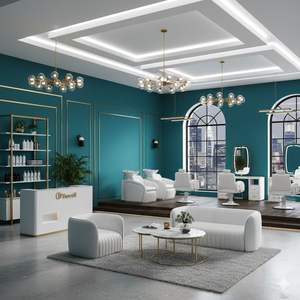 Mobilier commercial de luxe moderne de couleur blanche pour centre commercial, extérieur, hôtel, salle de sport et appartement - Product Image 1