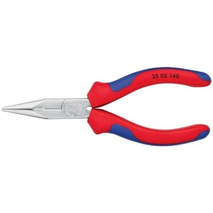 Pince de pêche droite KNIPEX 140 mm à bec plat/rond avec poignées multi-composants et conception à bec plat - Product Image 3
