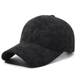 Custom <b>Corduroy</b> Baseball Cap Embroidered Logo Adjustable <b>Hat</b> for Men Women Street Style/Dad <b>Hat</b> Streetwear Outdoor Casual OEM - Product Image 4
