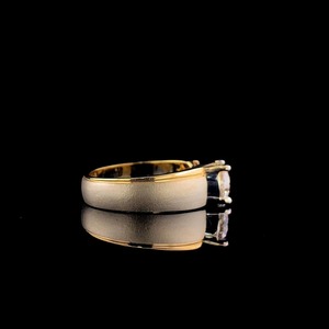 Anillo solitario de diamante cultivado en laboratorio, corte redondo, oro macizo de 10k, joyería fina, anillo de moda, proveedor mayorista en línea - Product Image 3