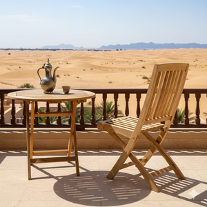 Chaise en bois massif moderne SOLOBEAT, finition naturelle écologique, mobilier de restaurant et d'hôtel de qualité supérieure, utilisation intérieure et extérieure, appartement - Product Image 1