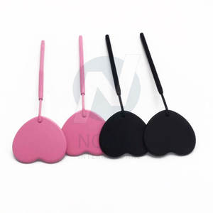 Espejo de pestañas con luz LED de alta calidad, 1 pieza, mango rosa, de acero inoxidable espejo de maquillaje, fácil uso en mesa, Etiqueta Privada - Product Image 6