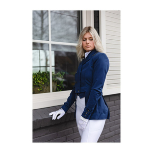 เสื้อแจ็คเก็ตขี่ม้าสำหรับผู้หญิงและผู้ชาย ดีไซน์หรูหรา ระบายอากาศได้ดี ผลิตจากผ้าที่ยืดหยุ่น สวมใส่สบาย ทนทาน เหมาะสำหรับการแข่งขันขี่ม้า - Product Image 6