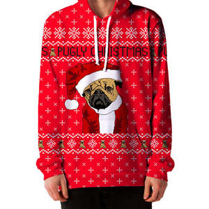 Nuevo diseño Navidad hombres/mujeres sudaderas con capucha personalizado completo impreso alta calidad superventas Navidad sudaderas/sudaderas con capucha Maju industria - Product Image 3