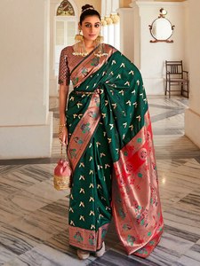 Sari en soie de viscose géorgette pour femmes, nouvelle conception, best-seller + Blouse, vêtements indiens traditionnels de haute qualité, vente en gros - Product Image 6