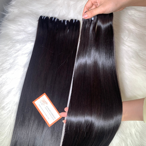 Most Popular 2024 Large Stock Bone Straight Vietnamese Human Bundle Hair Extensions Natural Color No <b>Tangle</b> - Product Image 6