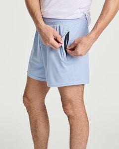 Short de gymnastique pour hommes avec poches latérales et taille extensible Idéal pour l'entraînement, le jogging et le style de vie actif - Product Image 1