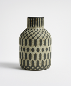 Vase en verre gaufré moderne Vase de mariage de table design floral vintage Vase à fleurs décoratif artistique - Product Image 6