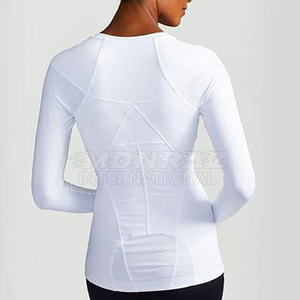 Camisetas de Compresión de Secado Rápido para Mujer, Corte Ajustado, con Cierre, Ecológicas y Transpirables, para Gimnasio y Entrenamiento - Product Image 5