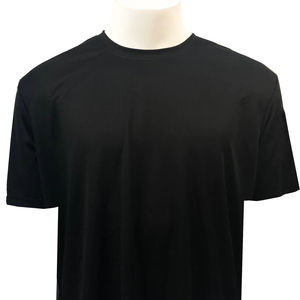 Camiseta de poliéster-Algodón para hombre, cuello redondo, manga corta, 160 gramos, peso de tela, método de tejido no tejido - Product Image 1