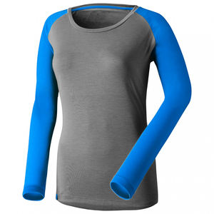 Ropa de gimnasio de algodón 100% de alta calidad para mujeres 210 Gsm manga completa Fitness Muscle Fit camiseta impresión personalizada hombres de punto en blanco - Product Image 5