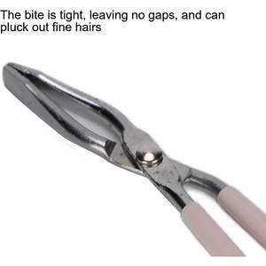 Pince à épiler à sourcils de Salon professionnel avec poignée de meulage pince d'épilation de précision poignée de ciseaux facile meilleure pince à épiler à cils - Product Image 4