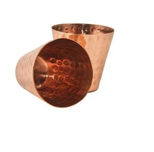 Verre à liqueur en cuivre avec gaufré - Product Image 6