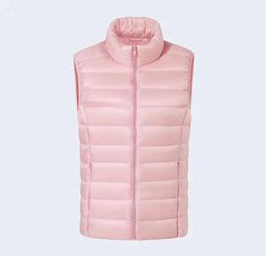 Custom Blank Plain Bubble Dowm Puffer Softshell Suede Vest for Men - Product Image 1