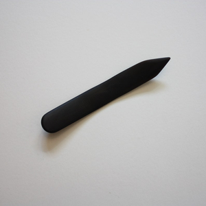 Carpeta de huesos tallados de 6 pulgadas Herramienta vegana sostenible para artesanía en cuero y papel sin animales - Product Image 2