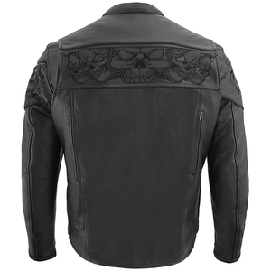 Vestes en cuir à fermeture éclair de haute qualité, nouvelle mode pour hommes, nouveau design, veste en cuir de motard classique de haute qualité - Product Image 2