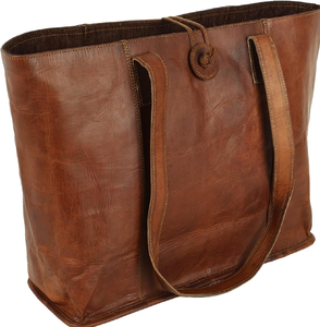 Un sac fourre-tout texturé brun rougeâtre élégant avec un sous-verre en marbre est maintenant disponible à des prix de gros. - Product Image 5