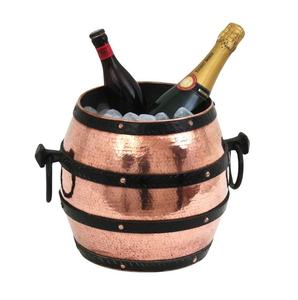 Seau à glace élégant en cuivre de style bar avec un design artisanal et vintage parfait pour les repas de luxe et les occasions d'hébergement - Product Image 2